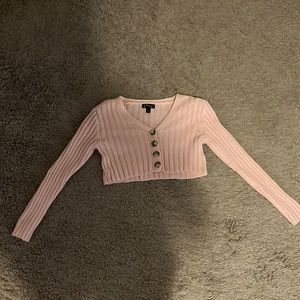 Sweater crop top